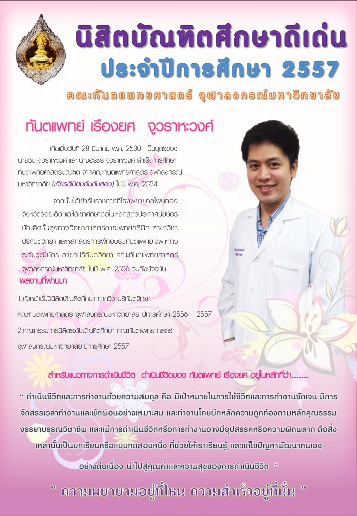 cover 4410 คณะทันตแพทยศาสตร์ จุฬาลงกรณ์มหาวิทยาลัย