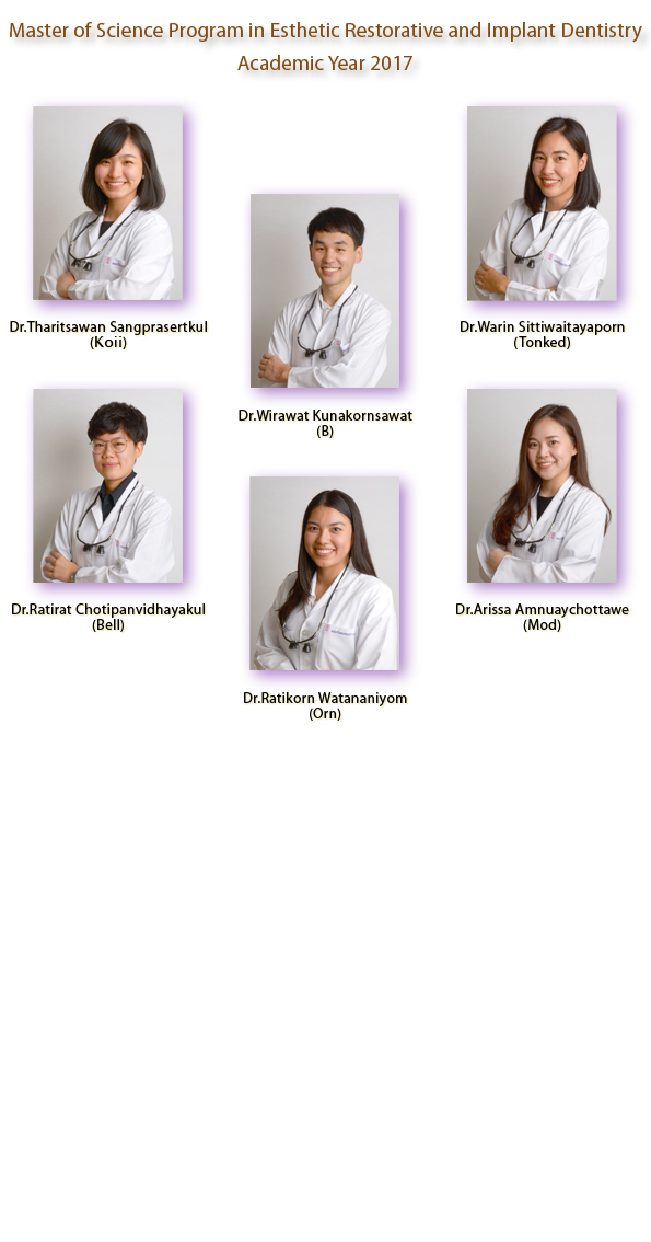 academic2017 คณะทันตแพทยศาสตร์ จุฬาลงกรณ์มหาวิทยาลัย