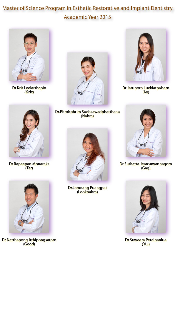 academic2015 Faculty of Dentistry, Chulalongkorn University