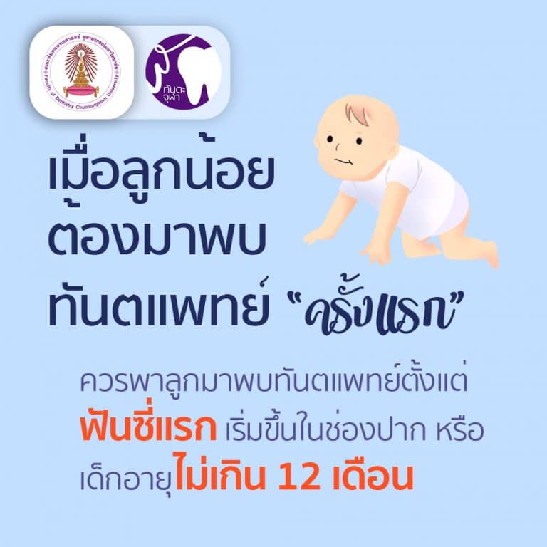 สาระน่ารู้กับทันตะจุฬาฯ : การพาเด็กเล็กมาพบทันตแพทย์