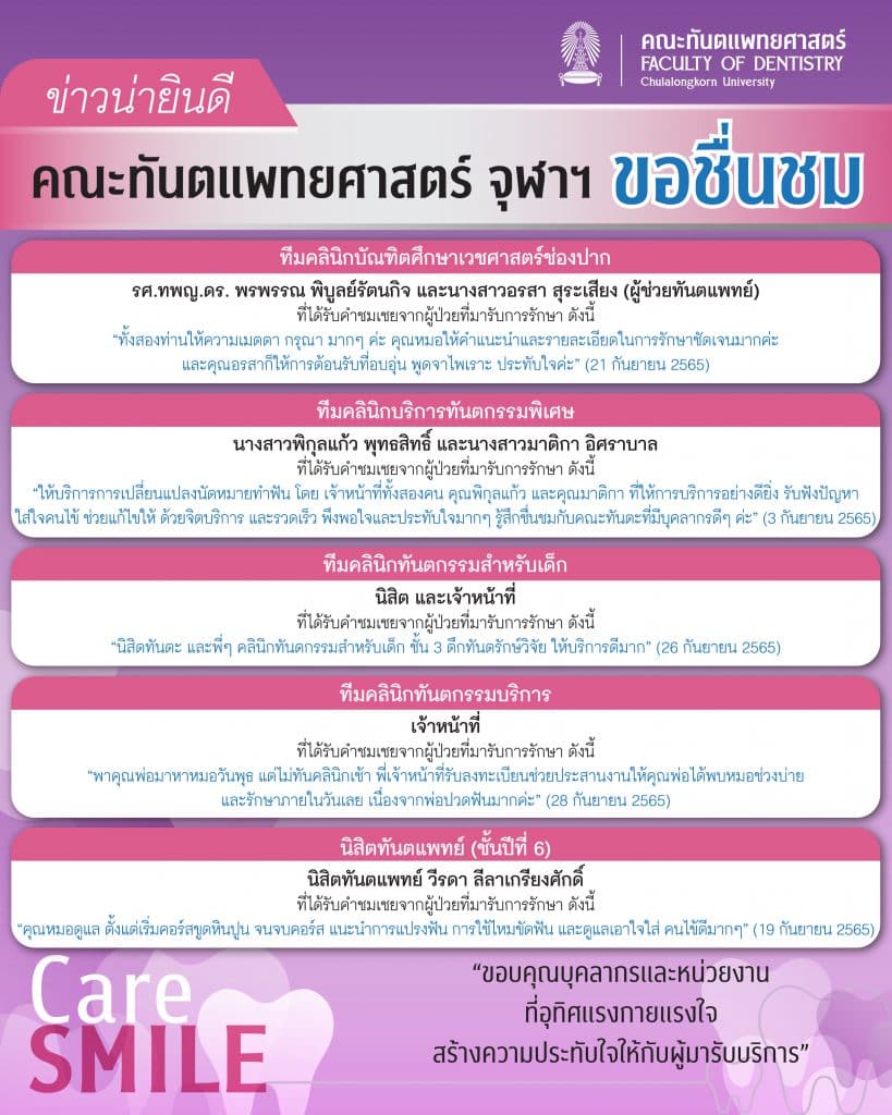 cover 3901 คณะทันตแพทยศาสตร์ จุฬาลงกรณ์มหาวิทยาลัย