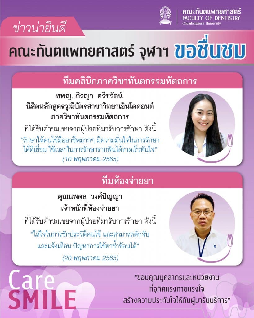 cover 5207 คณะทันตแพทยศาสตร์ จุฬาลงกรณ์มหาวิทยาลัย