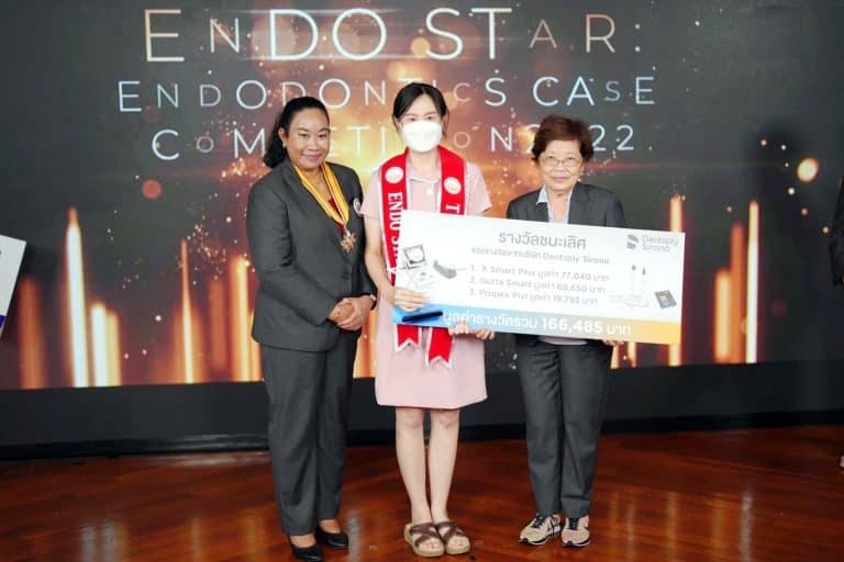 คณะทันตแพทยศาสตร์ จุฬาลงกรณ์มหาวิทยาลัย ขอแสดงความยินดีกับ ทันตแพทย์หญิง ชนากานต์ สินเสรีกุล นิสิตระดับบัณฑิตศึกษา หลักสูตรวุฒิบัตร สาขาวิทยาเอ็นโดดอนต์ ได้รับตำแหน่งชนะเลิศการประกวด The 7th Endo Star : Endodontic case competition 2022