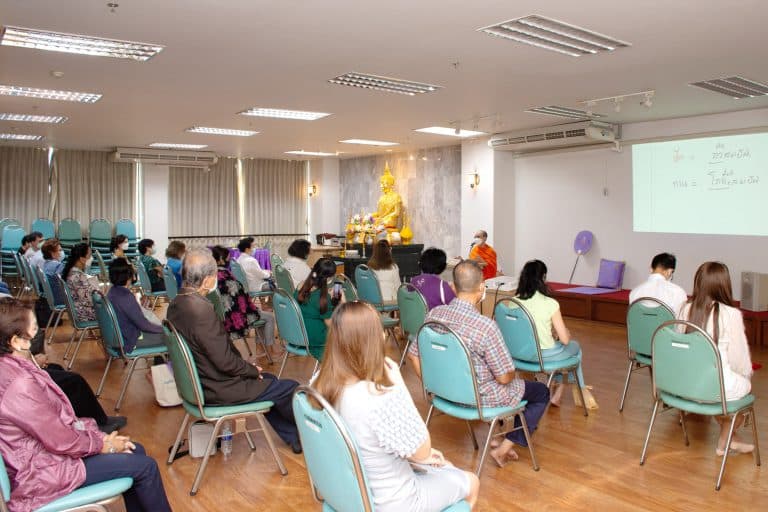 7 กันยายน 2565 : คณะทันตแพทยศาสตร์ จุฬาฯ จัดการบรรยายธรรม เรื่อง “เรื่องน่ารู้ เกี่ยวกับการรักษาศีล”