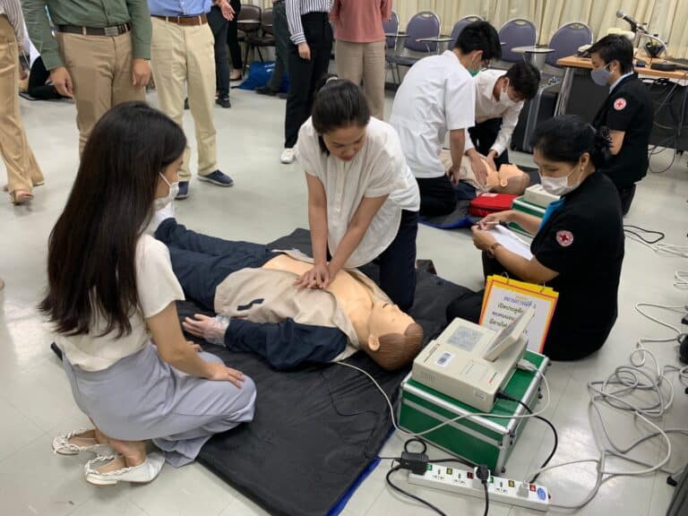 โครงการฝึกอบรมเชิงปฏิบัติการช่วยชีวิตขั้นพื้นฐาน (CPR) ปีการศึกษา 2563 (Cardiopulmonary Resuscitation: CPR, Academic Year 2020)