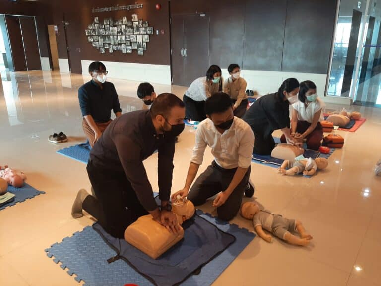โครงการฝึกอบรมเชิงปฏิบัติการช่วยชีวิตขั้นพื้นฐาน (CPR) ปีการศึกษา 2564 ครั้งที่ 2 (The 2nd Cardiopulmonary Resuscitation: CPR, Academic Year 2021)