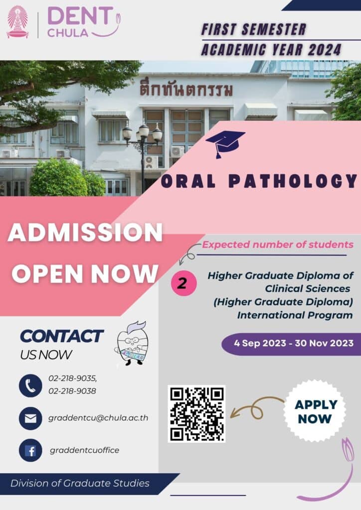 ORAL PATHOLOGY Faculty of Dentistry, Chulalongkorn University