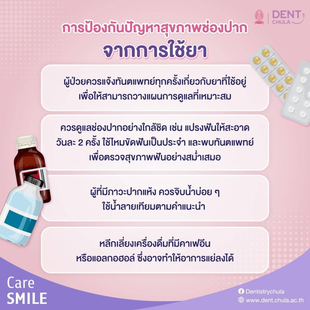 ยาบางชนิด 03 คณะทันตแพทยศาสตร์ จุฬาลงกรณ์มหาวิทยาลัย