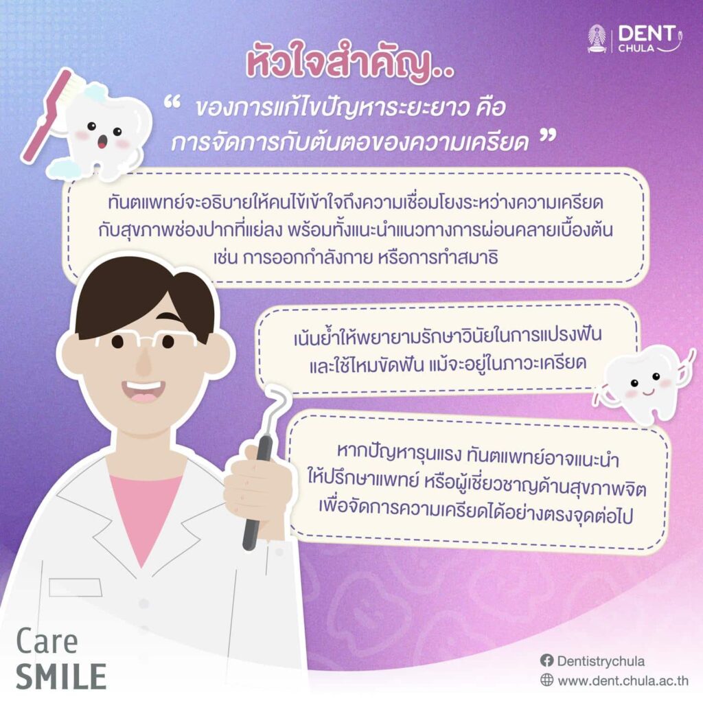 ความเครียด 02 คณะทันตแพทยศาสตร์ จุฬาลงกรณ์มหาวิทยาลัย