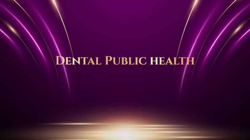 4 Dental Public Health 0 Faculty of Dentistry, Chulalongkorn University