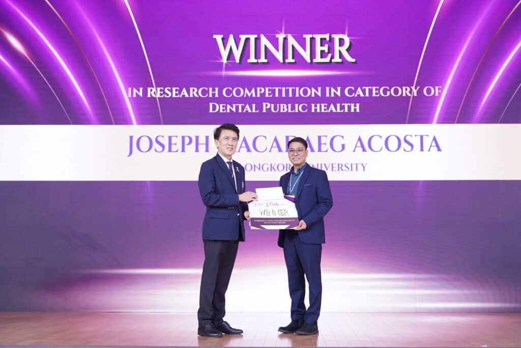 4 Dental Public Health 1 Faculty of Dentistry, Chulalongkorn University