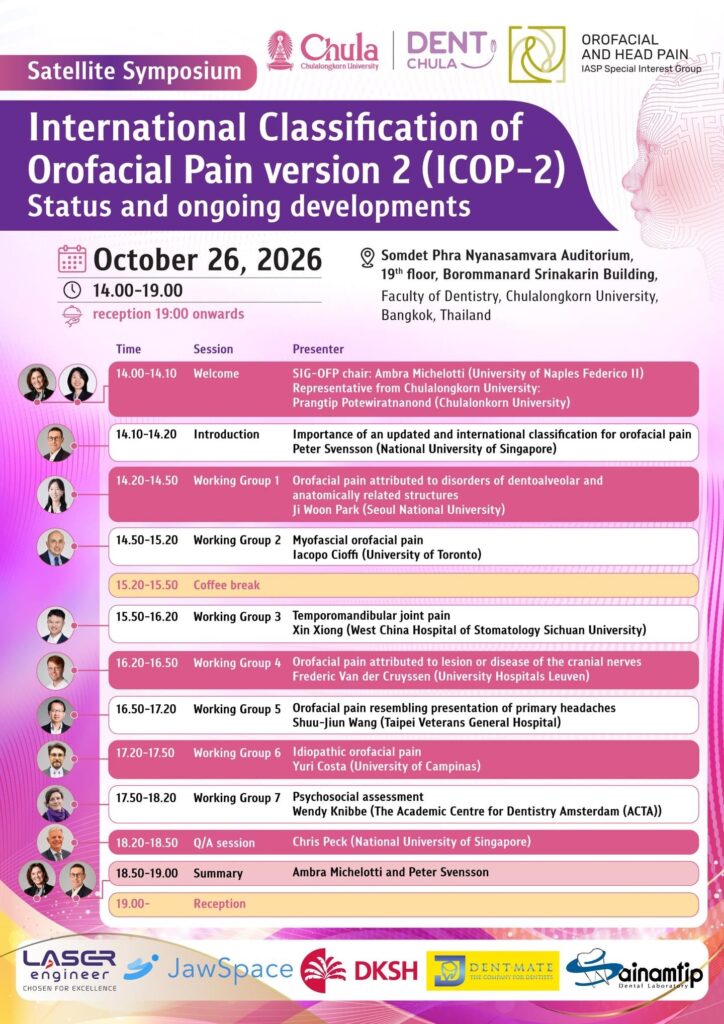 ICOP 2 program 2 Faculty of Dentistry, Chulalongkorn University