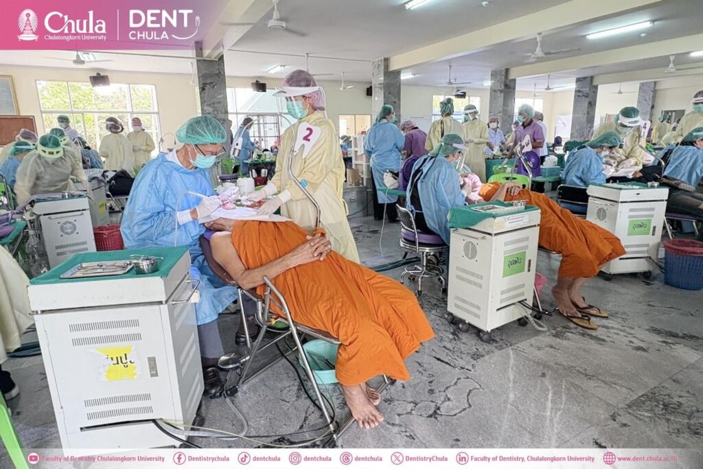 ออกหน่วยทันตกรรม วัดญาณ ชลบุรี C คณะทันตแพทยศาสตร์ จุฬาลงกรณ์มหาวิทยาลัย